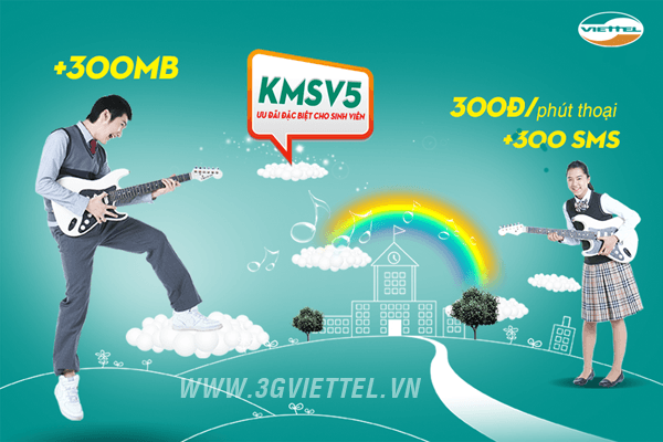 Hướng dẫn đăng ký gói cước KMSV5 của Viettel 
