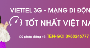 mạng 3G Viettel được đánh giá tốt nhất Việt Nam theo kết quả từ cục Viễn Thông