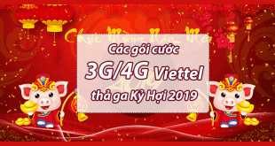 Tết kỷ hợi 2019 nên chọn đăng ký gói cước 3G/4G Viettel nào?