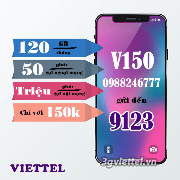 Hướng dẫn đăng ký gói cước V150 Viettel