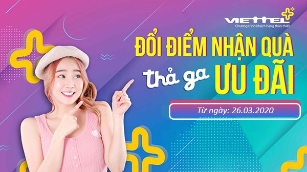 Hướng dẫn cách đổi điểm Viettel ++ nhận khẩu trang, nước rửa tay miễn phí