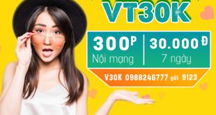 Hướng dẫn đăng ký gói cước Vt30k Viettel