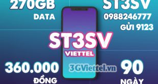 Hướng dẫn cách đăng ký gói cước ST3SV Viettel