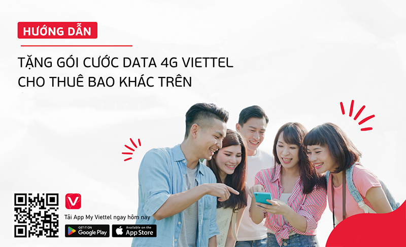 Hướng dẫn cách tặng data 4G Viettel miễn phí 