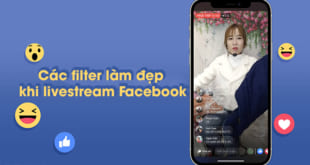 Các filter làm đẹp khi livestream Facebook trên điện thoại