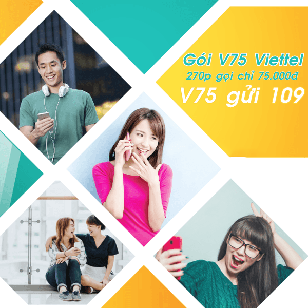 Cách đăng ký gói cước V75 Viettel miễn phí gọi thoại nội mạng 