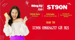 Đăng ký gói cước ST90N Viettel miễn phí 120GB data 1 tháng