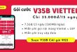 Đăng ký gói cước V35B Viettel rinh data và gọi dùng 15 ngày