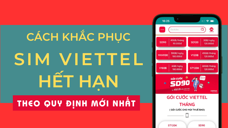 Cách khắc phục khi sim Viettel hết hạn như thế nào