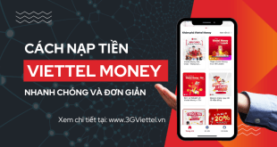 Hướng dẫn cách nạp tiền vào Viettel Money cực nhanh