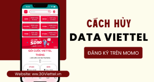 Hướng dẫn cách hủy data Momo Viettel nhanh chóng nhất